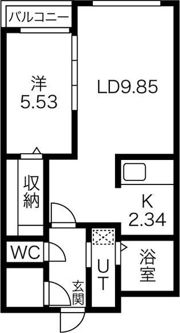 Garden Terrace 4Cの間取り画像