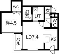 nina（ニーナ）の間取り画像