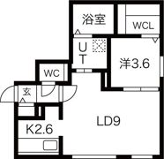 Hills SapporoVの間取り画像
