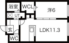 フォレスト南郷の間取り画像