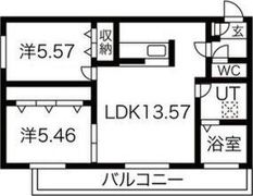 Nakajima Park Sideの間取り画像