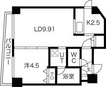 エルスイート4.6の間取り画像