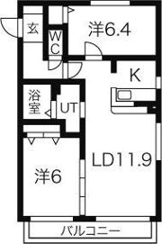 シャテニエ1014の間取り画像
