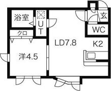 ティーダ栄通の間取り画像