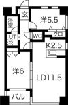 ノヴァ学園前の間取り画像