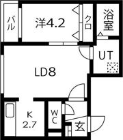サイト琴似の間取り画像