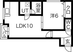 エムズ北24条の間取り画像