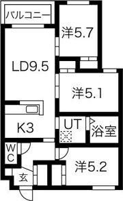 L’Orange（オランジュ）の間取り画像