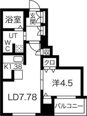 REGALO菊水二条の間取り画像
