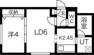 Platine南郷（プラティーヌ）の間取り画像