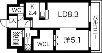 saphir菊水（サフィールキクスイ）の間取り画像
