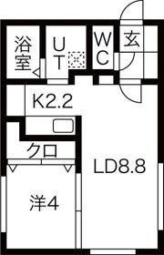 Qualia（クオリア）東札幌の間取り画像