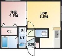 ブランノワール北円山の間取り画像