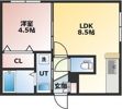 ブランノワール北円山の間取り画像