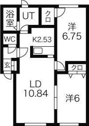 ボヌール元町の間取り画像