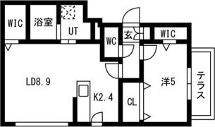 ALPHA RESIDENCE 円山北2条（アルファレジデンの間取り画像