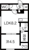 クレアメゾン南平岸の間取り画像