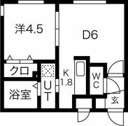 カハラ月寒中央の間取り画像