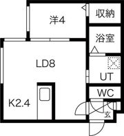 Liveus南11条の間取り画像