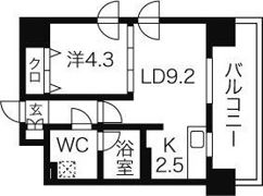 LEONE中島公園の間取り画像