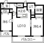 シャトーアネックスの間取り画像