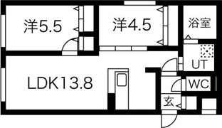 エスグラン大谷地の間取り画像