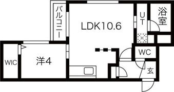 ジュエル琴似の間取り画像