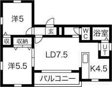 レストパークIの間取り画像