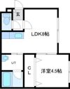 セントニア919Bの間取り画像
