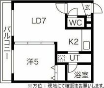 Hang Loose Mikaho（ハング ルース美香保）の間取り画像