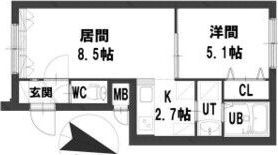 グランメール新道東駅南の間取り画像