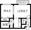 feerique（フェリーク）の間取り画像