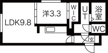 CENTRAL PARK南12条の間取り画像