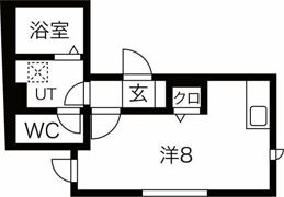 オカピート学園前の間取り画像