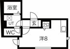 オカピート学園前の間取り画像