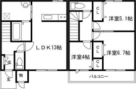 ROGA月寒東の間取り画像