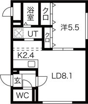 グランメールアーバンIIの間取り画像