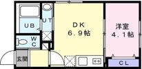 メゾン学園前の間取り画像