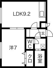 プレミエール東札幌の間取り画像
