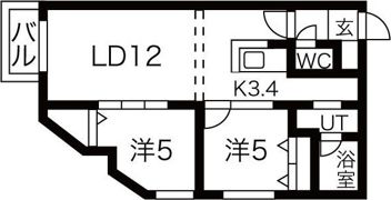 リュクスN22の間取り画像