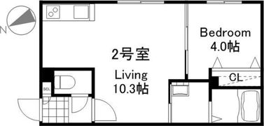 COCO南郷の間取り画像
