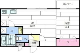 LUANA福住の間取り画像