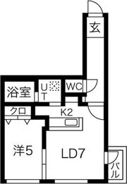 Ruk-A円山の間取り画像