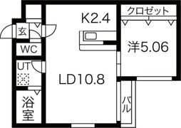 フィオーレ北23条の間取り画像