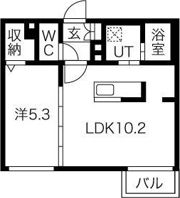 アルバミュウ811の間取り画像