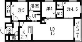 アルファスクエア円山北2条の間取り画像