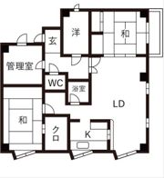アロンハイツの間取り画像