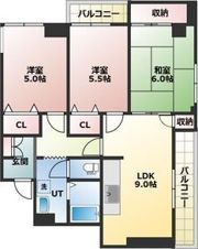 ヴェルデ山鼻の間取り画像