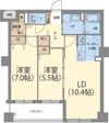 エナコート南円山の間取り画像
