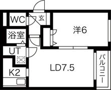 クオーレ円山の間取り画像